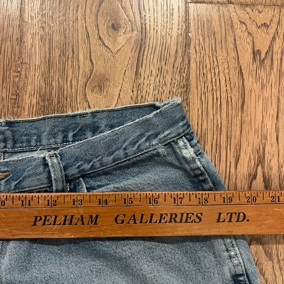 Men’s distressed wrangler denim short 90s 36 - Picture 8 of 9